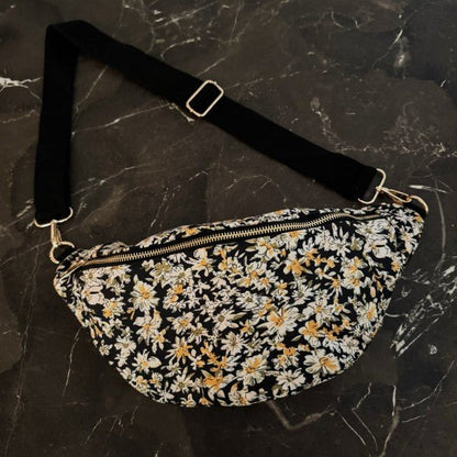 Vintage Floral Sling Bag – Adjustable Crossbody wi - Blu Lotus Boutique