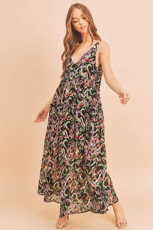 Violetta Maxi Dress - Blu Lotus Boutique