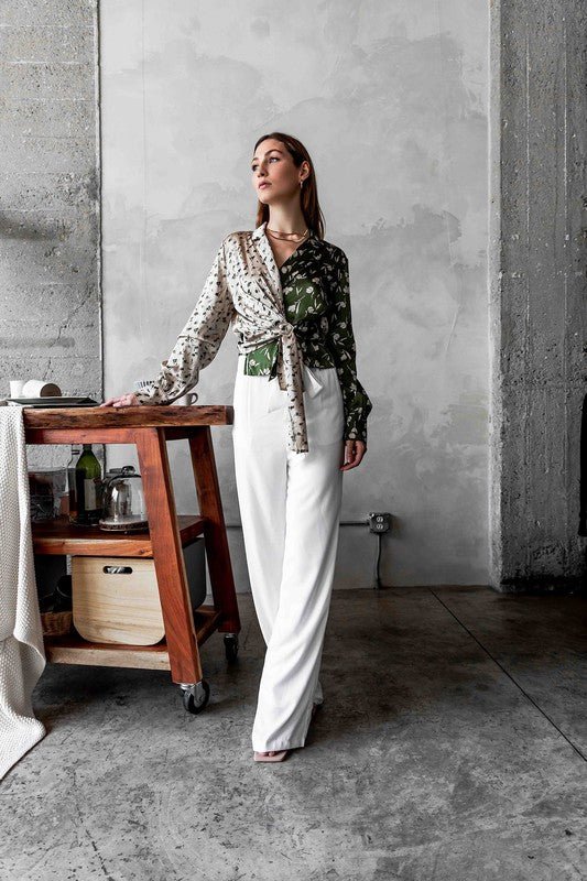 White East Hampton Pants - Blu Lotus Boutique