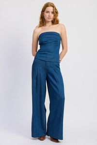 WIDE LEG PALAZZO PANTS - Blu Lotus Boutique