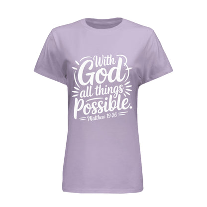 With God all things all things are possible - Blu Lotus Boutique