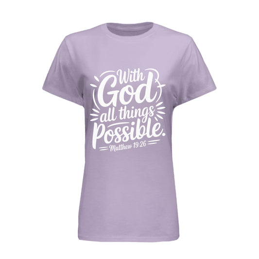 With God all things all things are possible - Blu Lotus Boutique