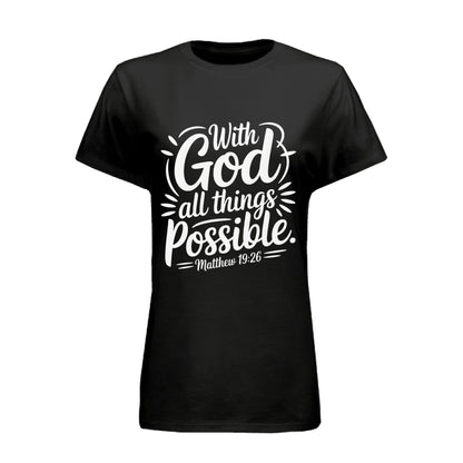 With God all things all things are possible - Blu Lotus Boutique