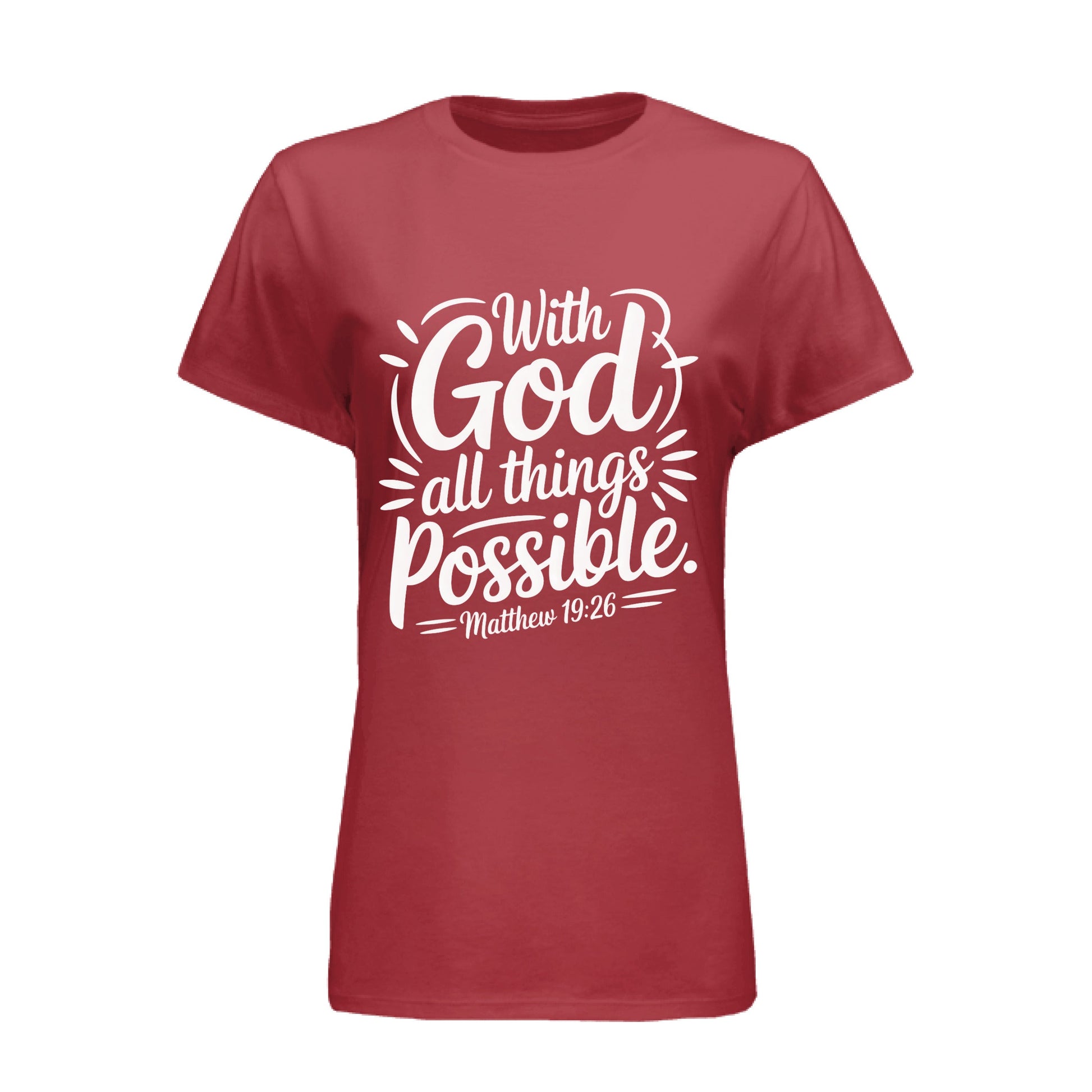 With God all things all things are possible - Blu Lotus Boutique
