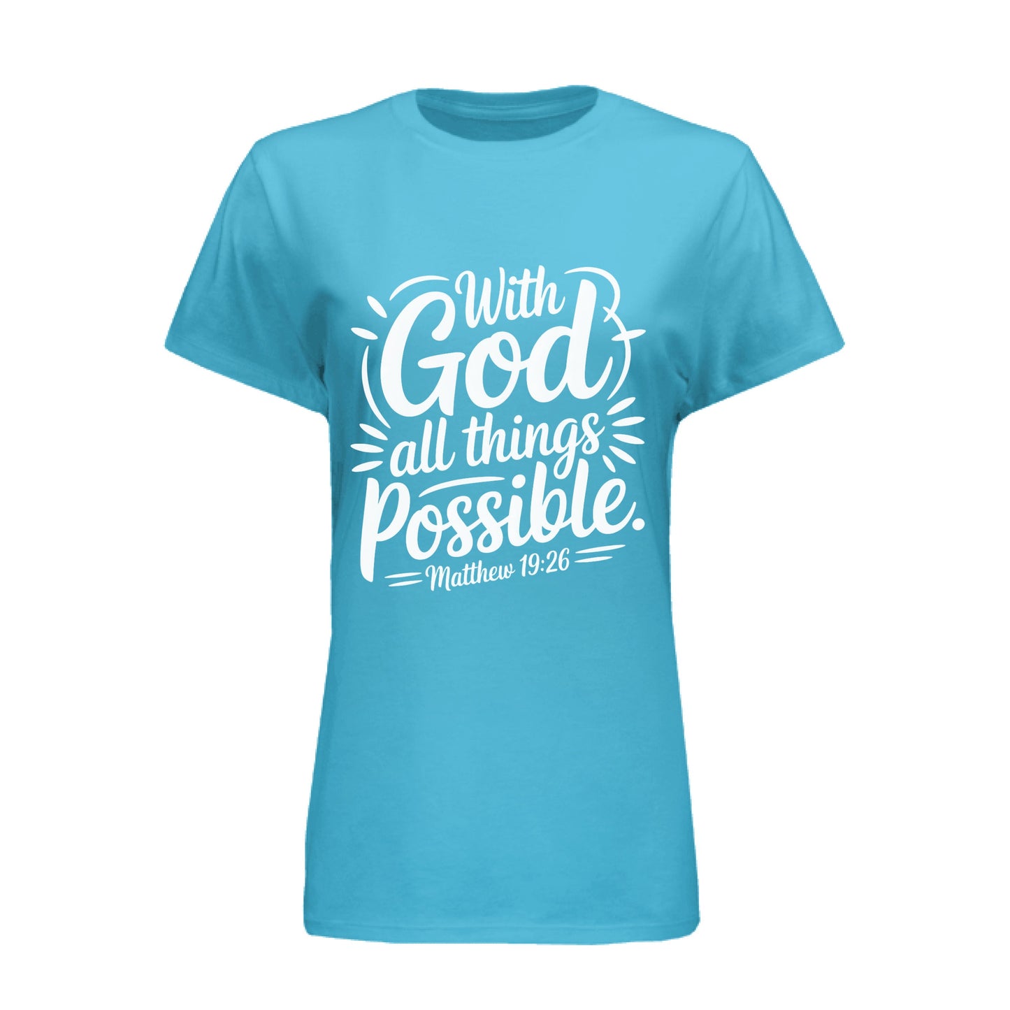 With God all things all things are possible - Blu Lotus Boutique