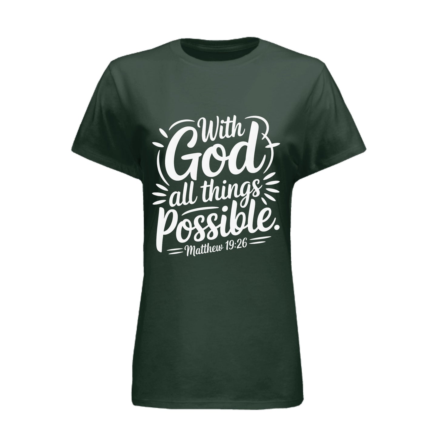 With God all things all things are possible - Blu Lotus Boutique