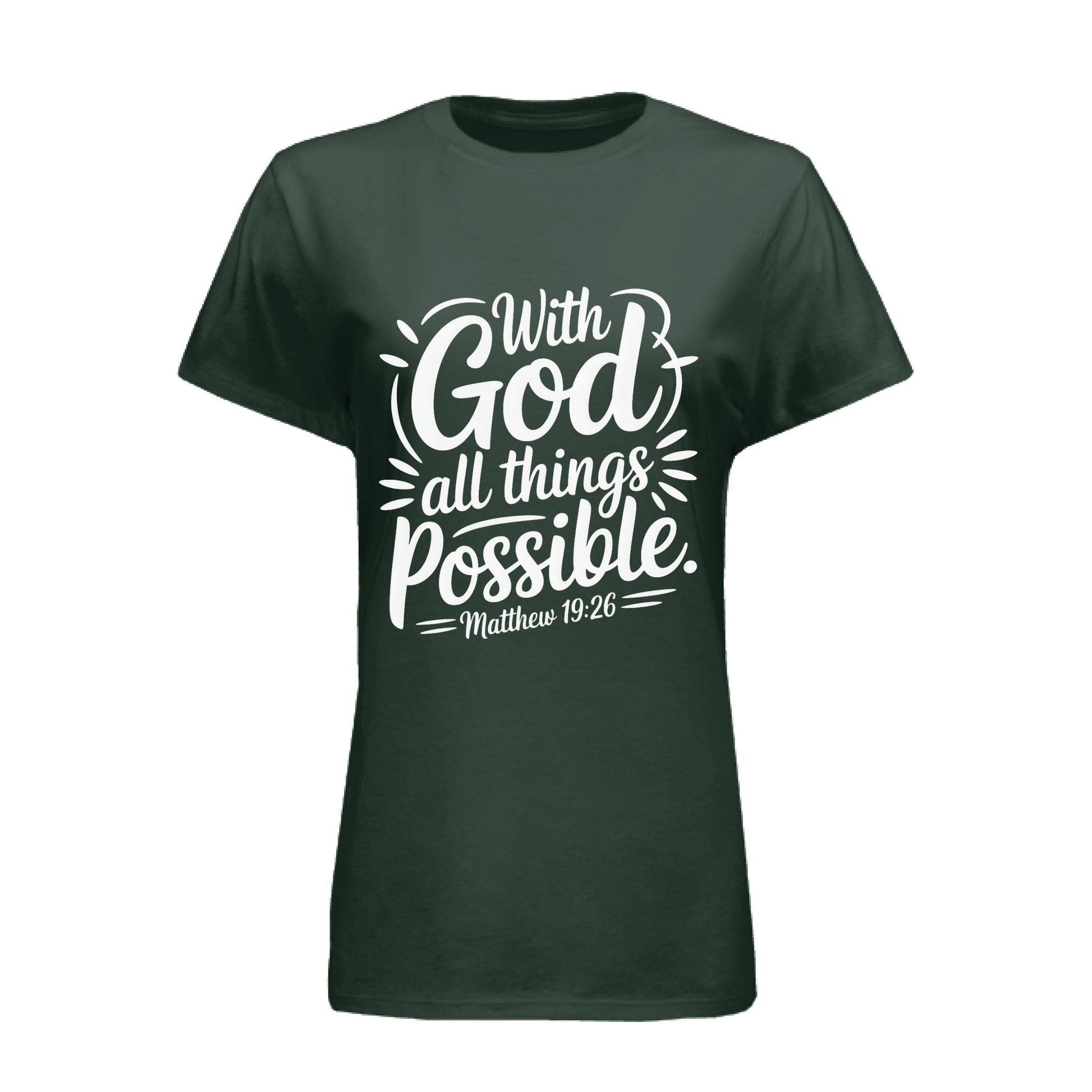 With God all things all things are possible - Blu Lotus Boutique