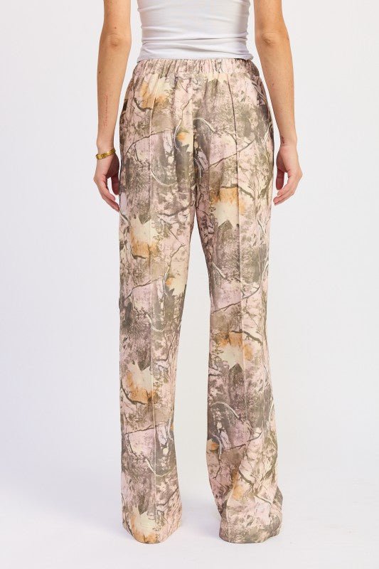WOODLAND CAMO SWEATPANTS - Blu Lotus Boutique
